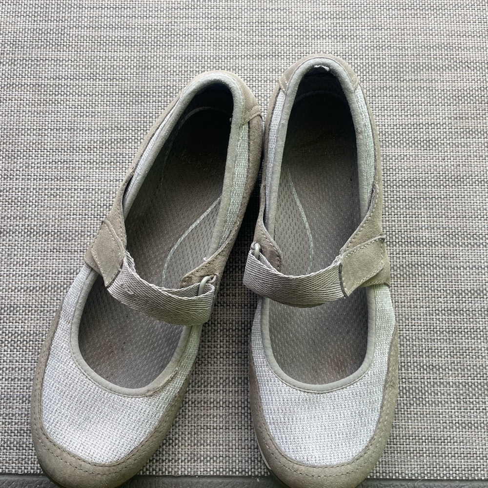 Dansko Taupe Mary Jane Flats - Picture 7 of 10